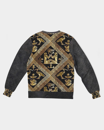 Regal Panther Men's Classic French Terry Crewneck Pullover