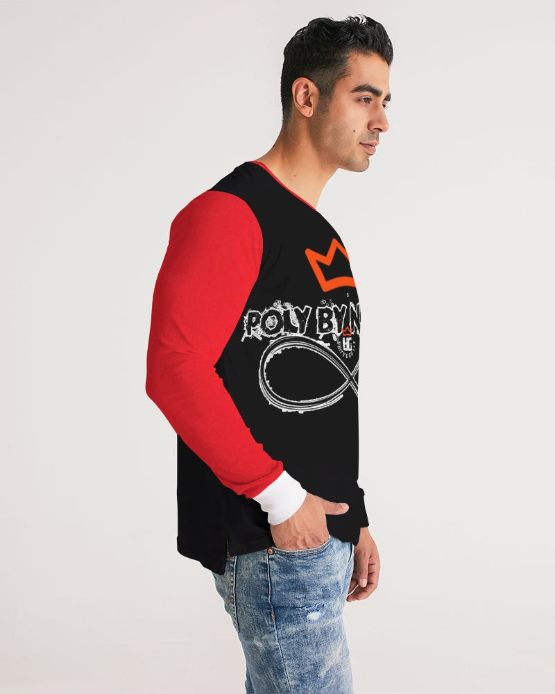 Poly By Nature Men's All-Over Print Long Sleeve Tee