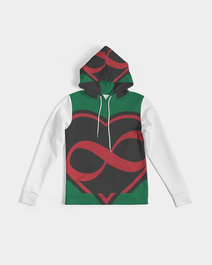 Black polyamorous flag Women's Hoodie