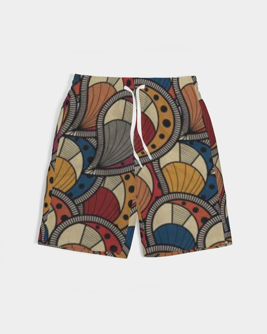 Black classic Kente Boys Swim Trunk