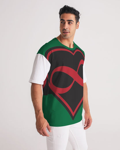 Black polyamorous flag Men's Premium Heavyweight Tee