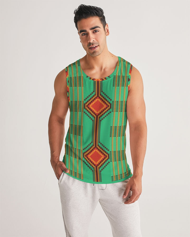 Kente variant 1 Men's Sports Tank