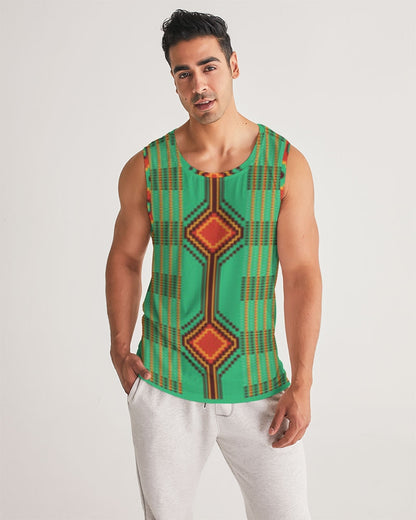 Kente variant 1 Men's Sports Tank
