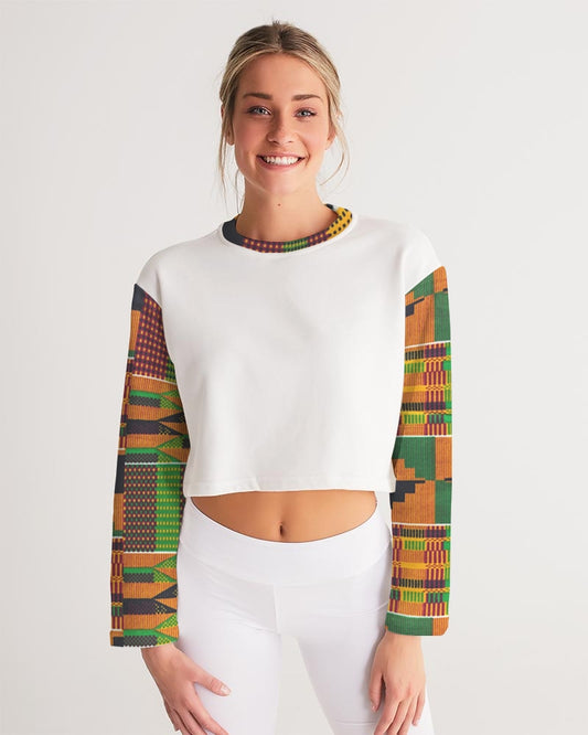 Kente Women's Cropped Sweatshirt