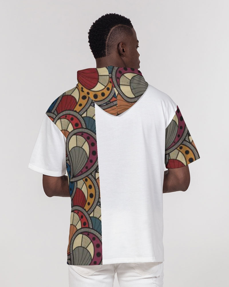 Classic Kente Men's Premium Heavyweight Short Sleeve Hoodie