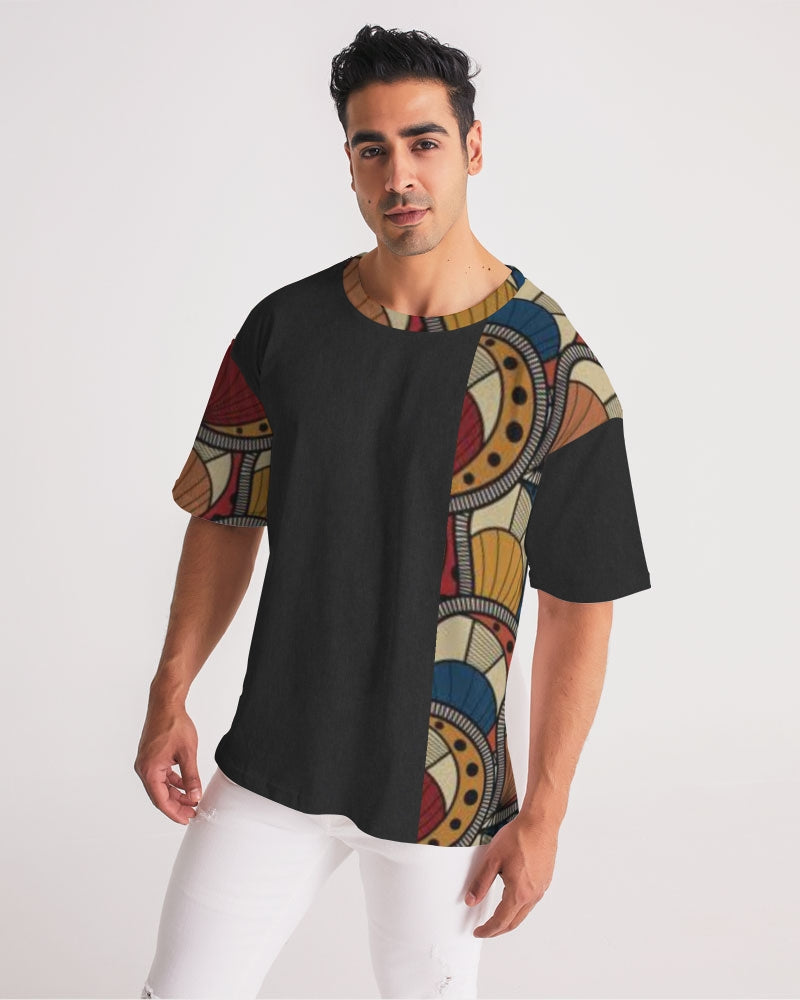 Black classic Kente Men's Premium Heavyweight Tee