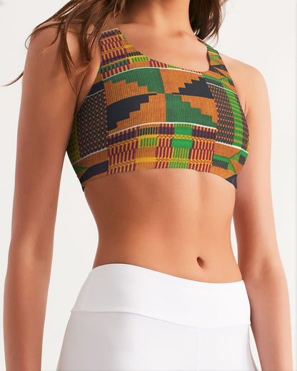 Kente Women's Seamless Sports Bra