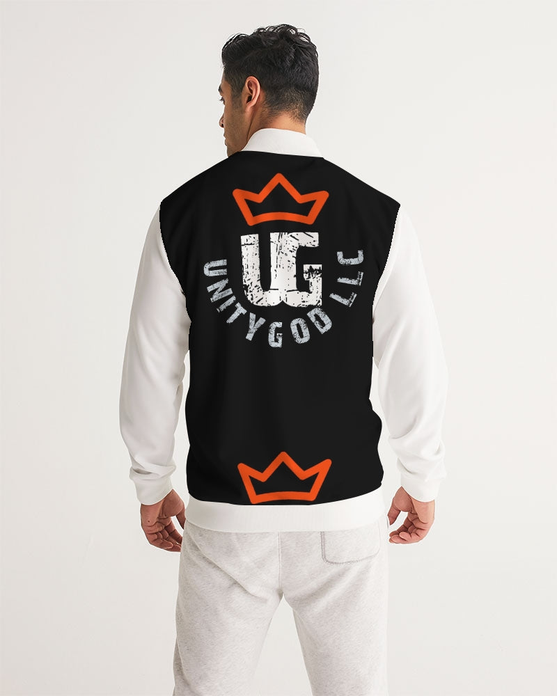red UNITYGOD Logo Men's Track Jacket