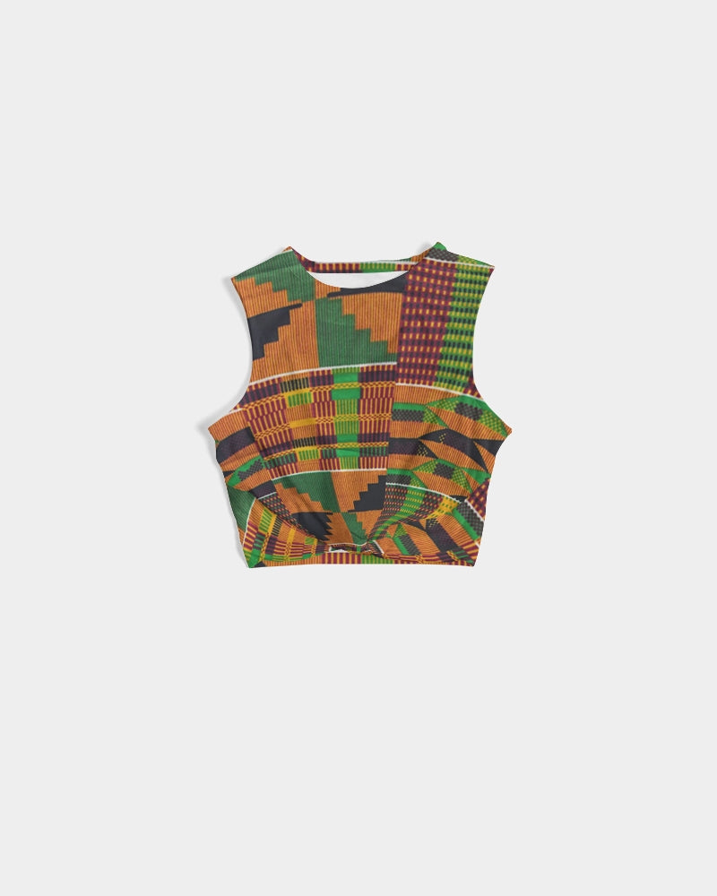 Kente Women's Twist-Front Tank