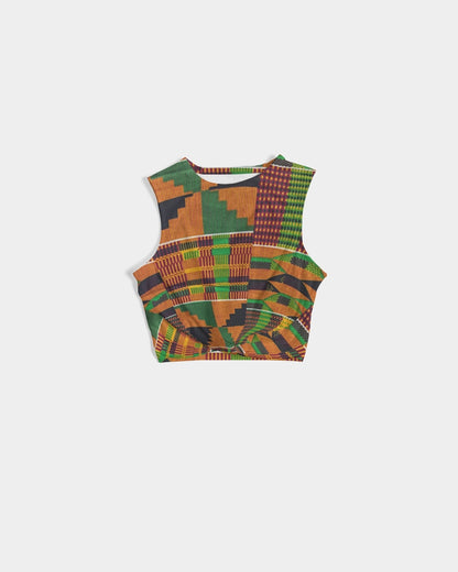 Kente Women's Twist-Front Tank