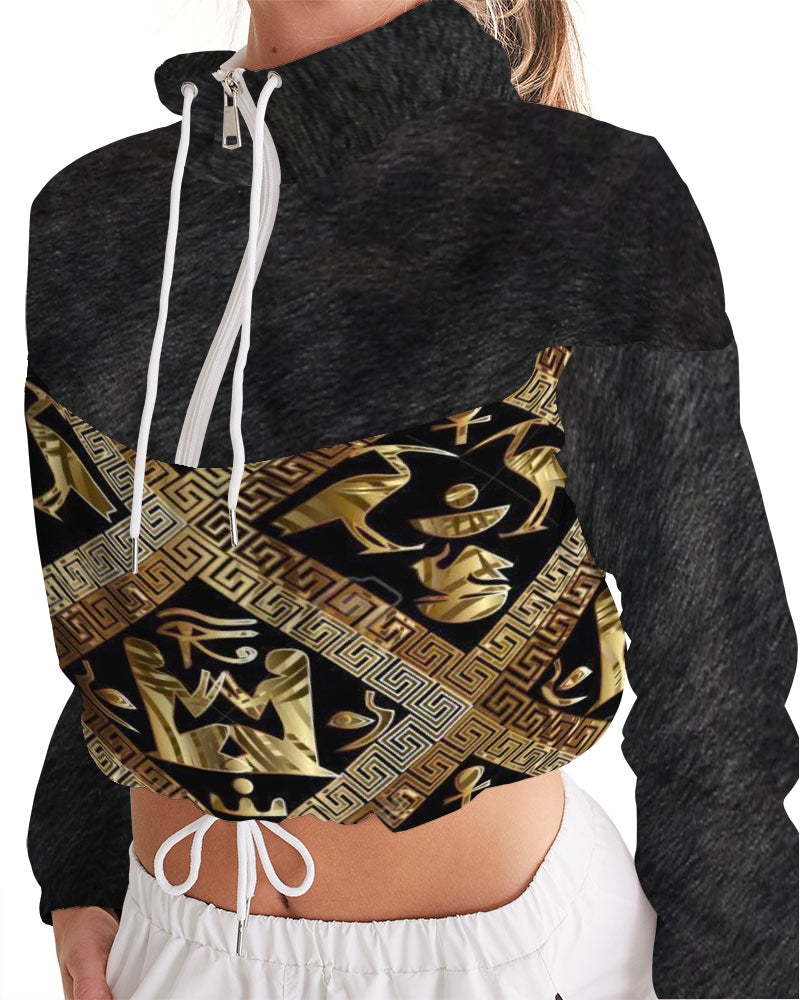 Regal Panther Women's Cropped Windbreaker