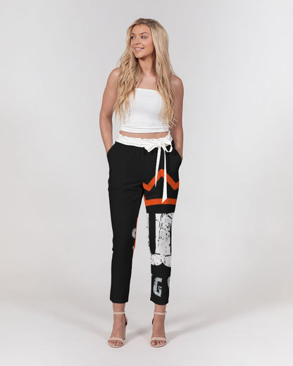 red UNITYGOD Logo Women's Belted Tapered Pants