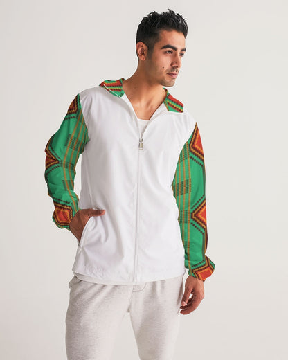 Kente variant 1 Men's Windbreaker