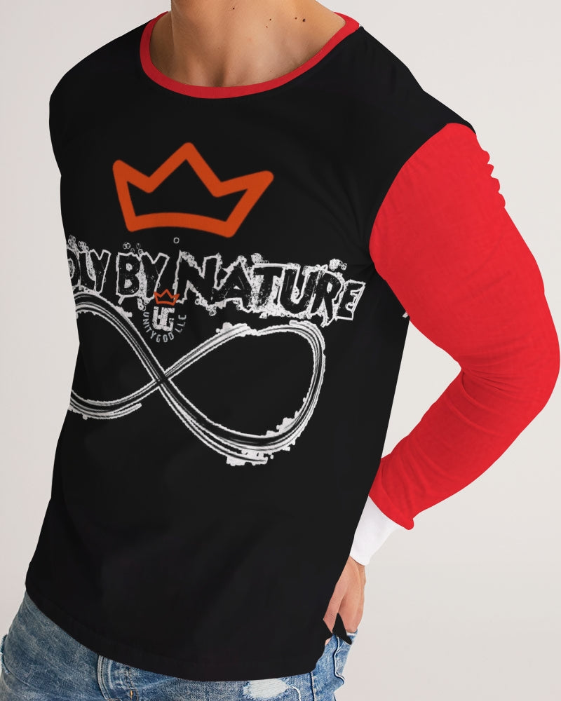 Poly By Nature Men's All-Over Print Long Sleeve Tee