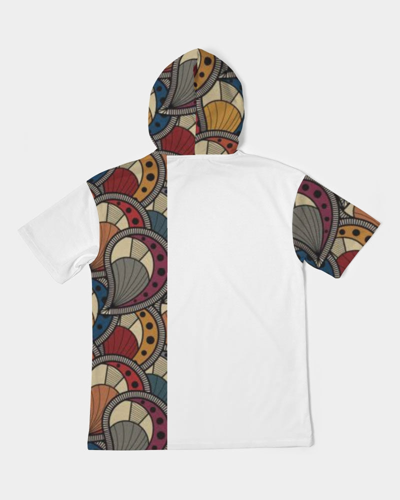 Classic Kente Men's Premium Heavyweight Short Sleeve Hoodie