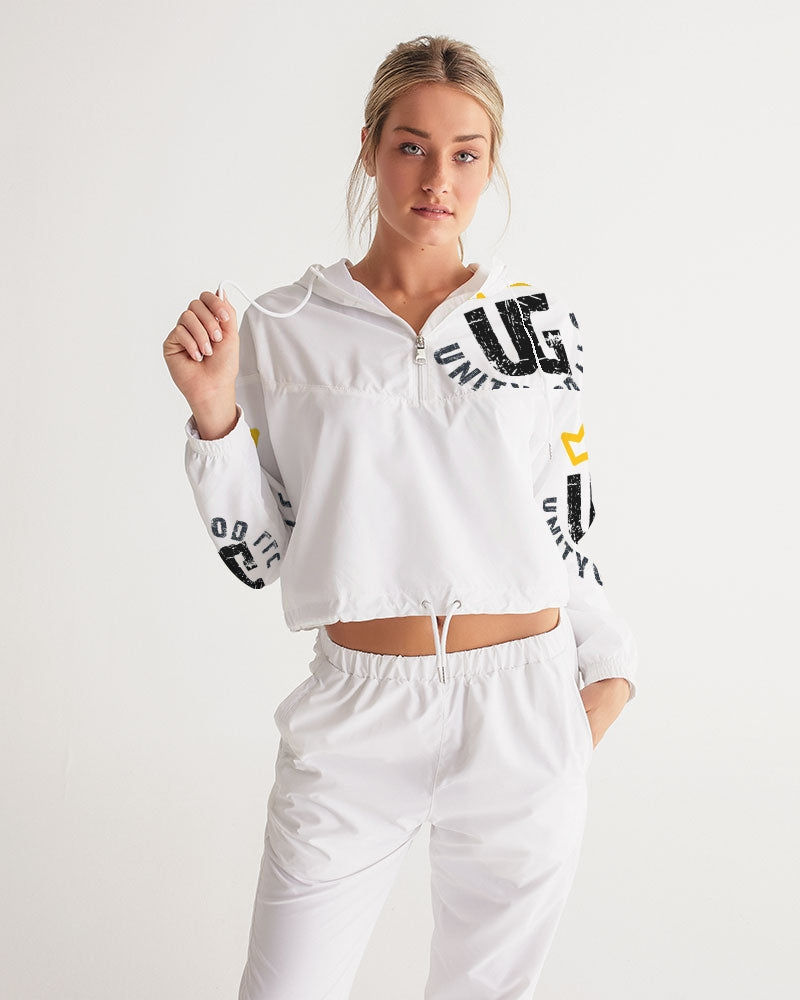 UNITYGOD Logo 4 Women's Cropped Windbreaker