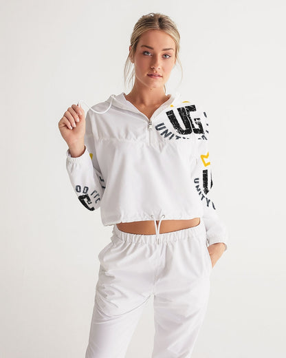 UNITYGOD Logo 4 Women's Cropped Windbreaker