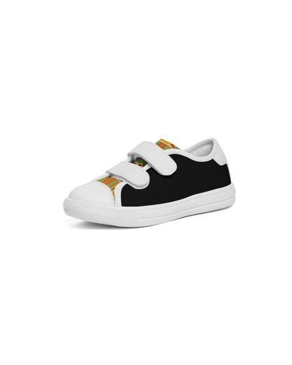 Black Kids Velcro Sneaker