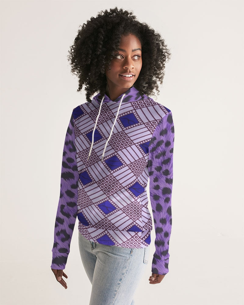 Purple Leopard Women's Hoodie
