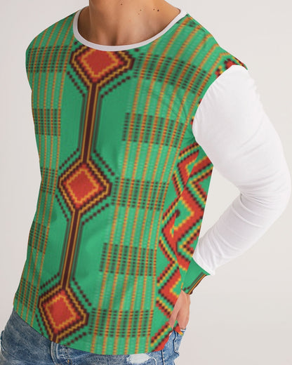 Kente variant 1 Men's Long Sleeve Tee