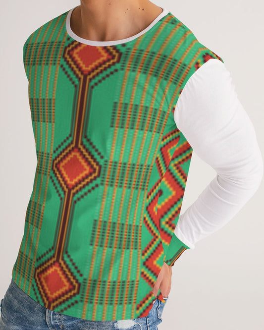 Kente variant 1 Men's Long Sleeve Tee
