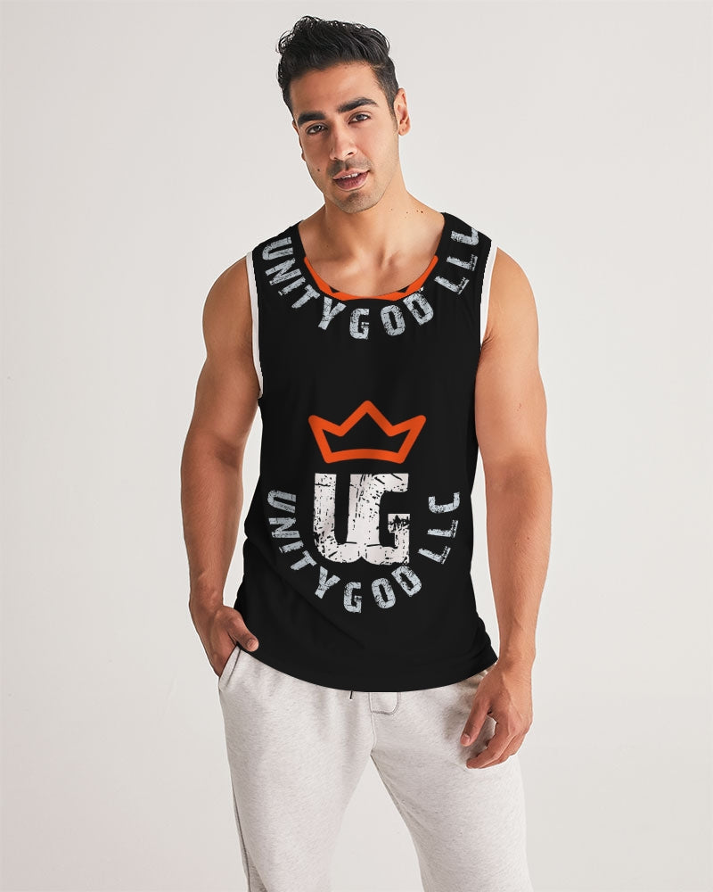 red UNITYGOD Logo Men's Sports Tank