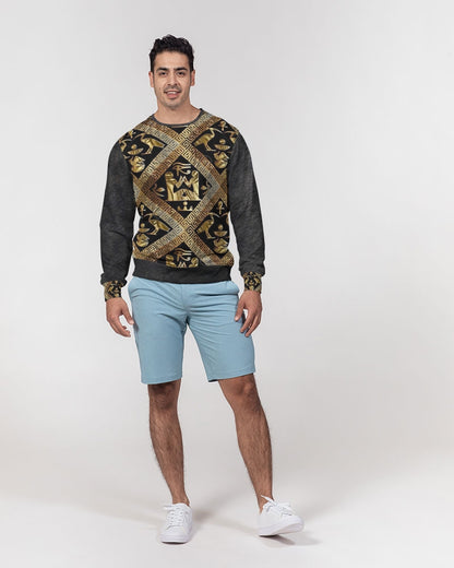 Regal Panther Men's Classic French Terry Crewneck Pullover