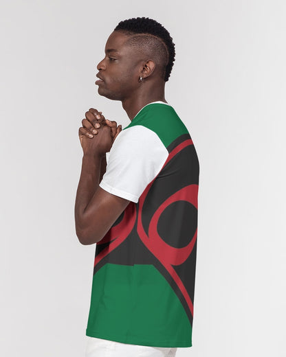 Black polyamorous flag Men's Everyday Pocket Tee