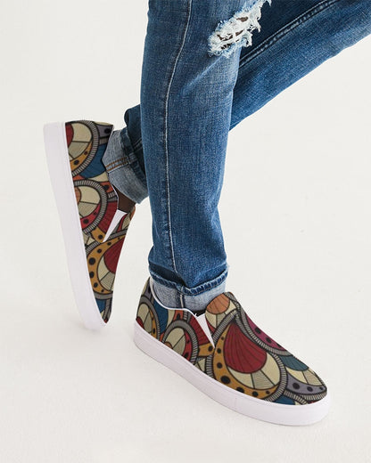 Classic Kente Men's Slip-On Canvas Shoe