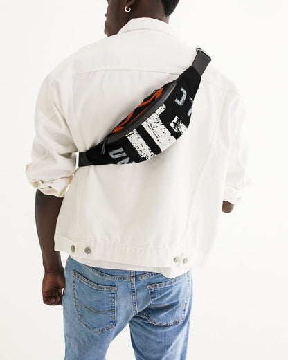 red UNITYGOD Logo Crossbody Sling Bag