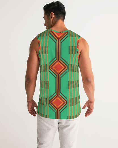 Kente variant 1 Men's Sports Tank