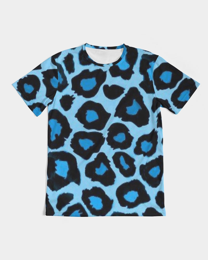 Blue leopard kente Men's Tee