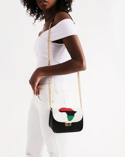Pan African continental symbol Small Shoulder Bag
