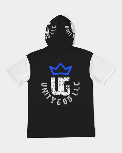 UNITYGOD Logo 5 Men's Premium Heavyweight Short Sleeve Hoodie