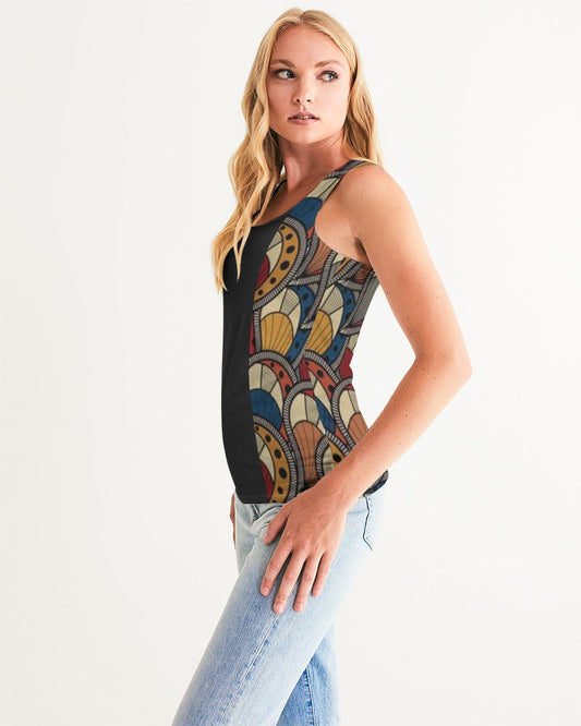 Black classic Kente Women's Tank