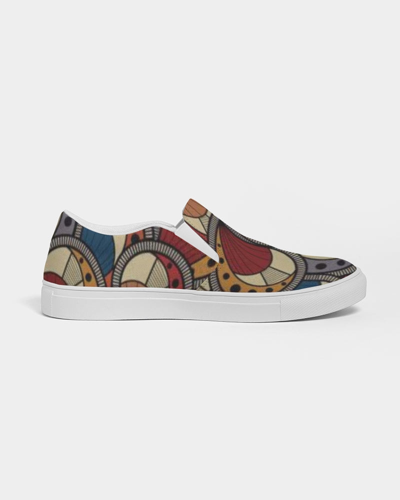 Classic Kente Men's Slip-On Canvas Shoe