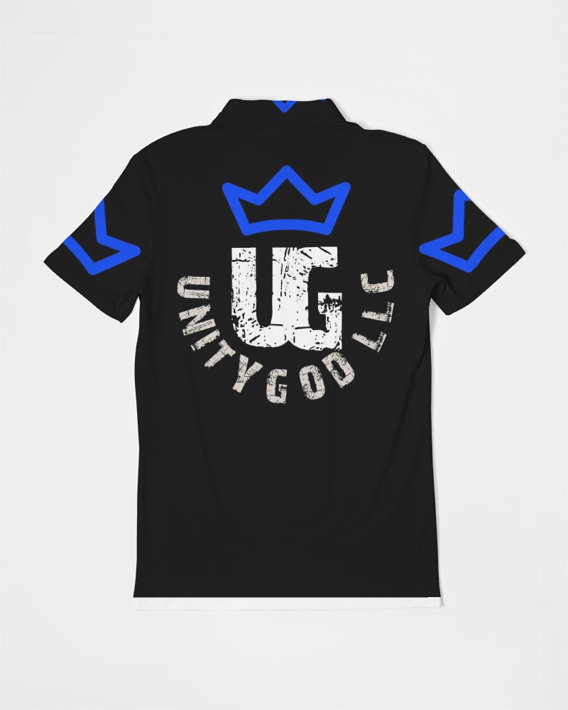 UNITYGOD Logo 5 Men's Slim Fit Short Sleeve Polo