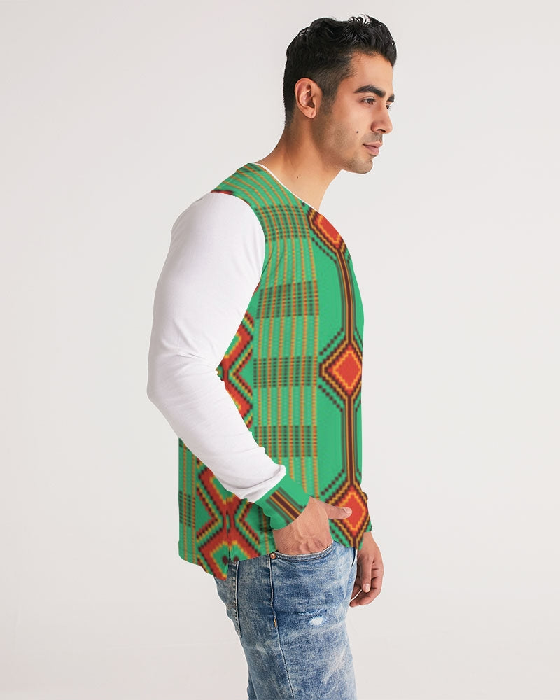 Kente variant 1 Men's Long Sleeve Tee