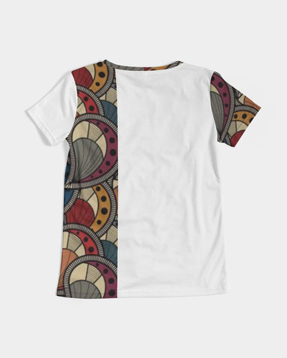 Classic Kente Women's V-Neck Tee