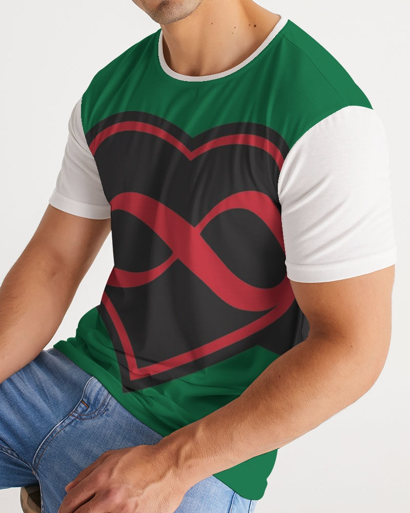 Black polyamorous flag Men's Tee