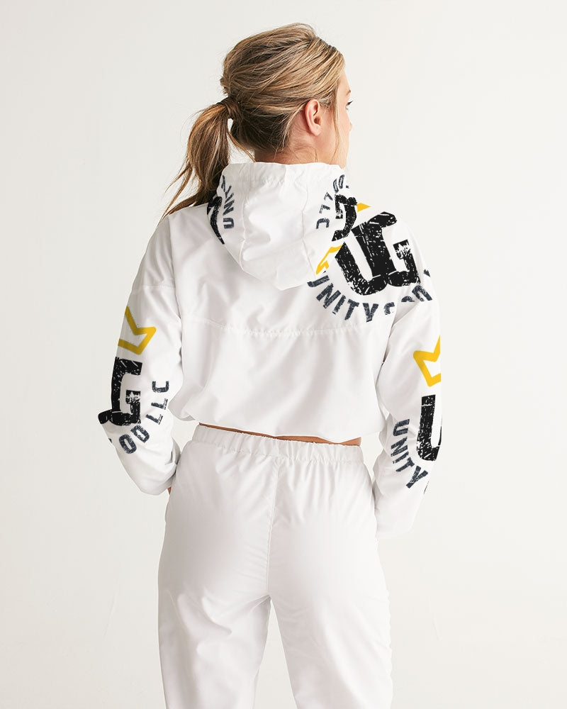 UNITYGOD Logo 4 Women's Cropped Windbreaker