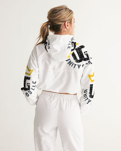 UNITYGOD Logo 4 Women's Cropped Windbreaker