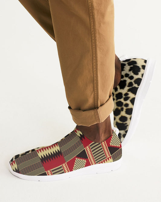 BRW Kente Men's Slip-On Flyknit Shoe