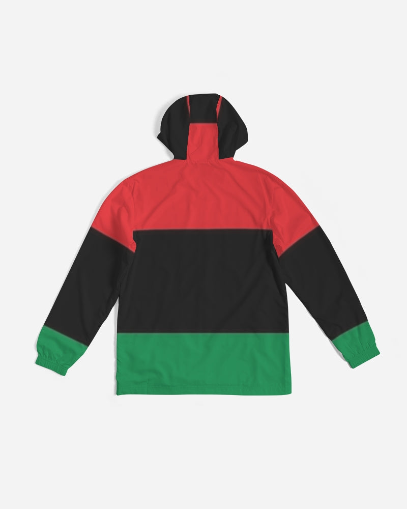 Pan African continental symbol Men's Windbreaker