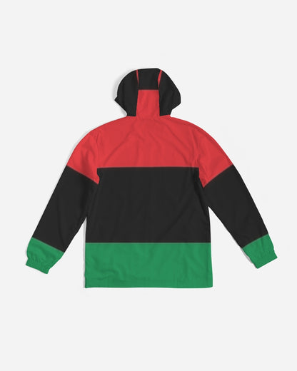 Pan African continental symbol Men's Windbreaker