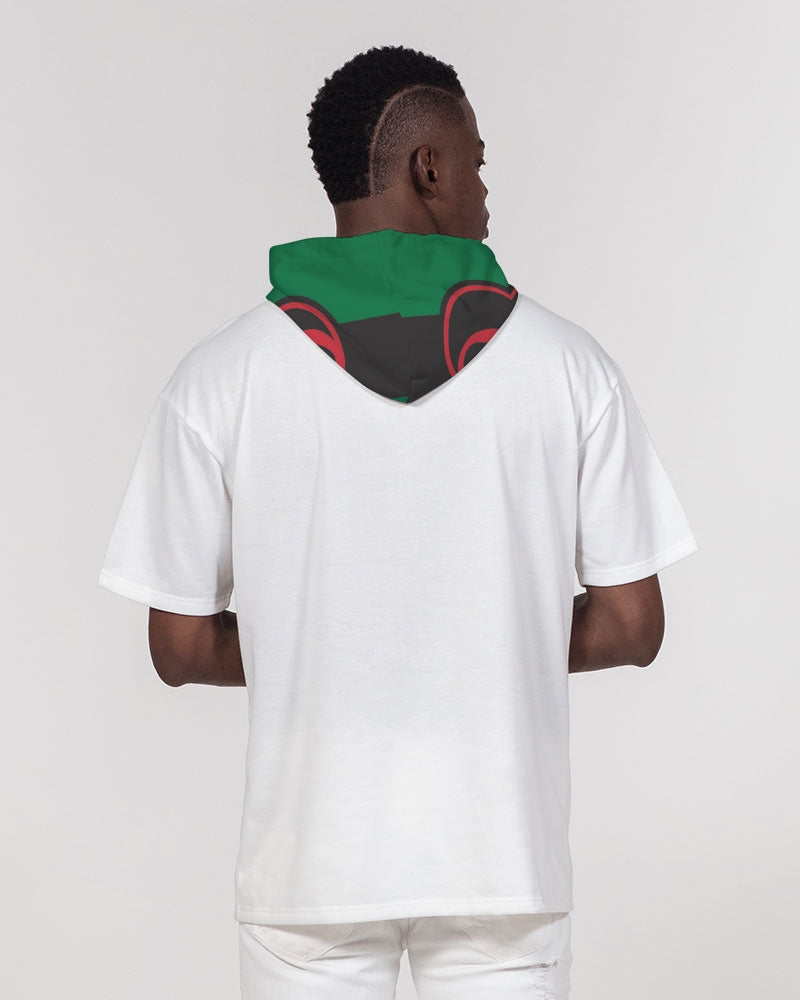 Black polyamorous flag Men's Premium Heavyweight Short Sleeve Hoodie