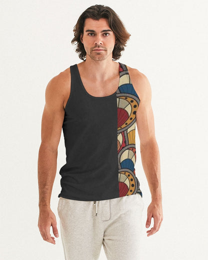 Black classic Kente Men's Tank
