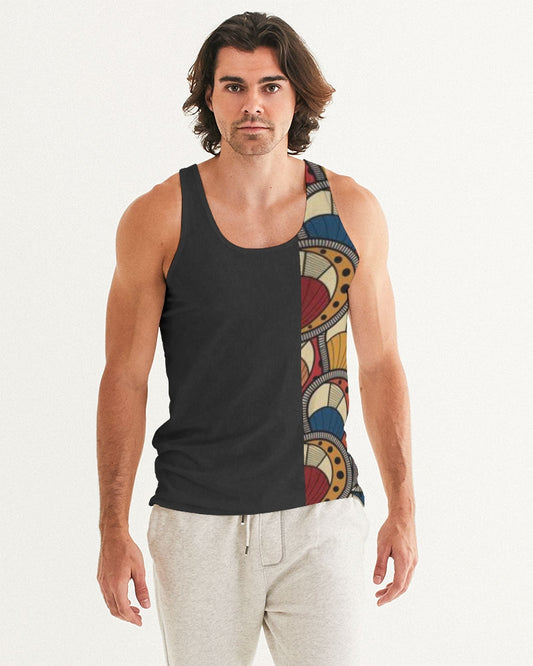 Black classic Kente Men's Tank