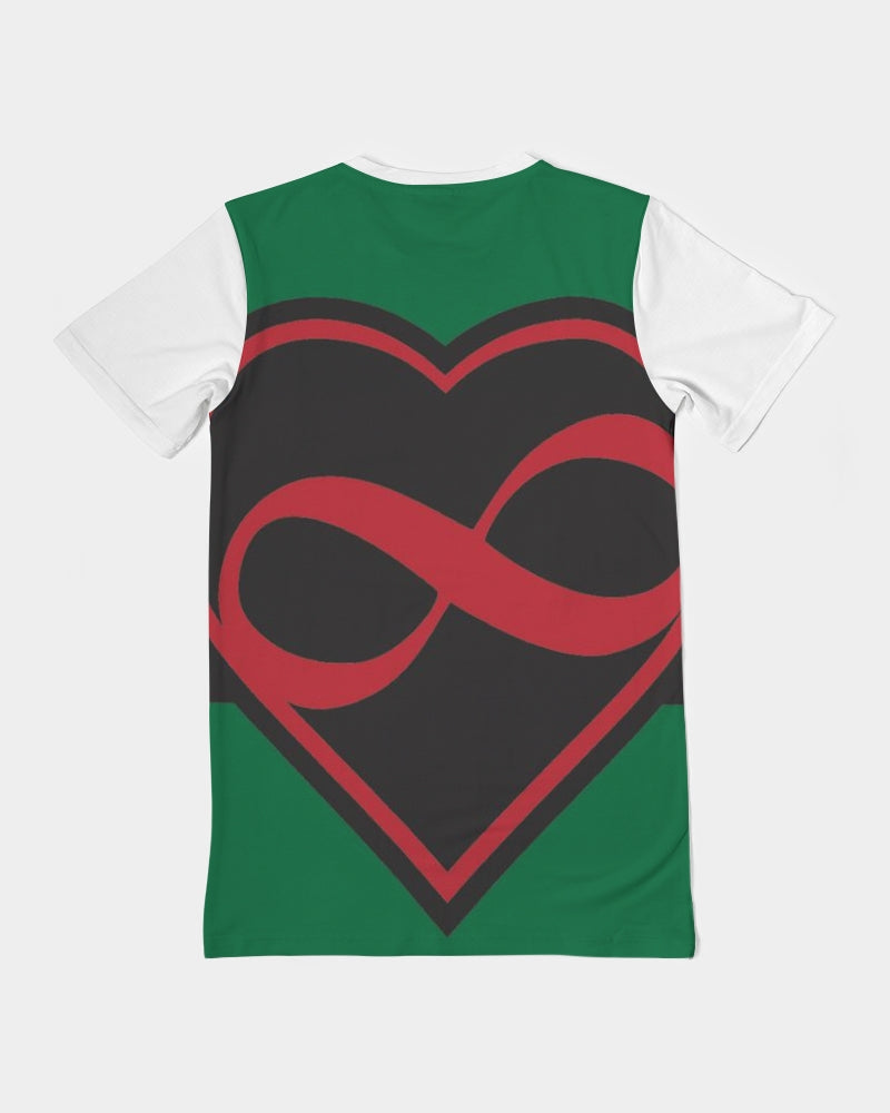 Black polyamorous flag Men's Everyday Pocket Tee