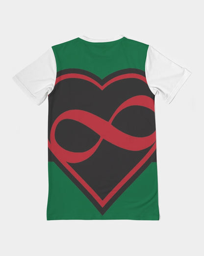 Black polyamorous flag Men's Everyday Pocket Tee